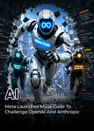 TechDogs-"Meta Launches Muse Code: New AI Coding Agent Challenges OpenAI & Anthropic" TechDogs-"Meta Launches Muse Code: New AI Coding Agent Challenges OpenAI & Anthropic"