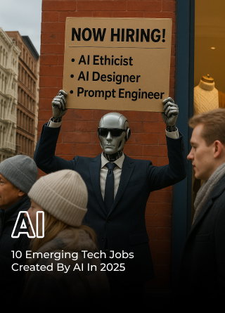 TechDogs-"10 Emerging Tech Jobs Created By AI In 2025" TechDogs-"10 Emerging Tech Jobs Created By AI In 2025"
