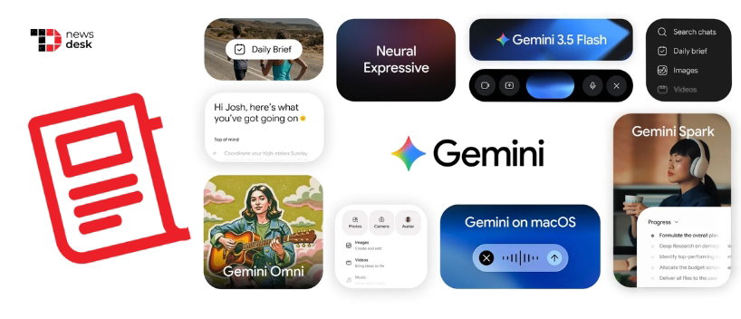 TechDogs-"Google Unveils 5 Big Gemini Changes At I/O 2026, Including Spark, Omni Flash And 3.5 Flash" TechDogs-"Google Unveils 5 Big Gemini Changes At I/O 2026, Including Spark, Omni Flash And 3.5 Flash"