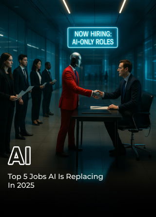 TechDogs-"Top 5 Jobs AI Is Replacing In 2025" TechDogs-"Top 5 Jobs AI Is Replacing In 2025"
