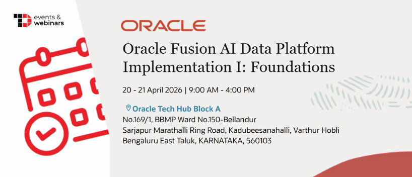 TechDogs-"Oracle Fusion AI Data Platform Implementation I: Foundations"