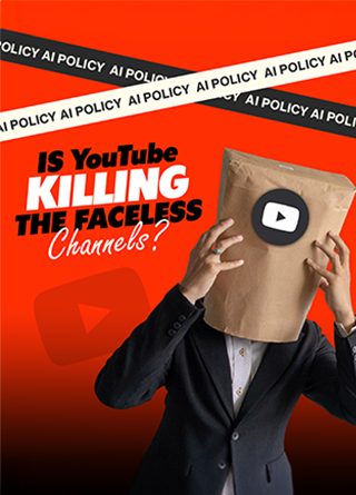 TechDogs-"Is YouTube Killing The Faceless Channels? New AI Policies Punish Faceless Creators" TechDogs-"Is YouTube Killing The Faceless Channels? New AI Policies Punish Faceless Creators"