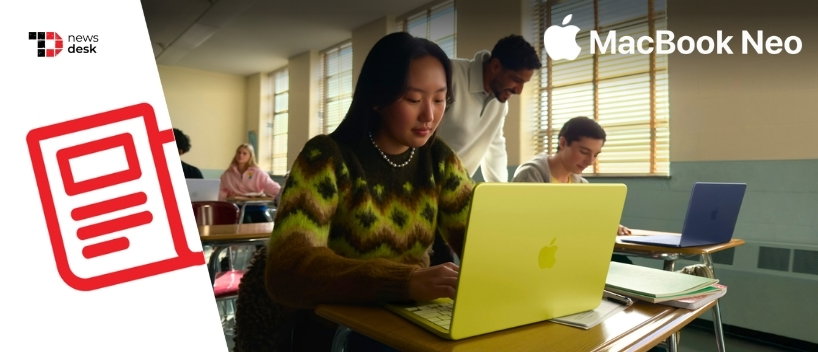 TechDogs-"Apple Event Week: Apple Unveils $599 MacBook Neo With A18 Pro Chip"