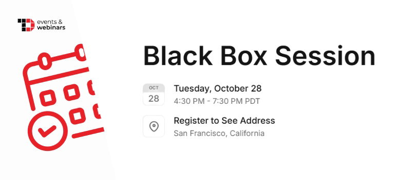 TechDogs-"​Black Box Session — TechCrunch Disrupt week"