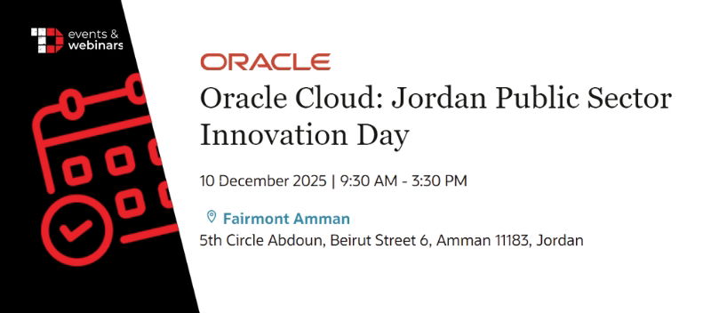 TechDogs-"Oracle Cloud: Jordan Public Sector Innovation Day"