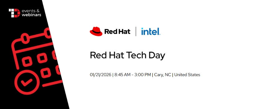 TechDogs-"Red Hat Tech Day 2026" TechDogs-"Red Hat Tech Day 2026"