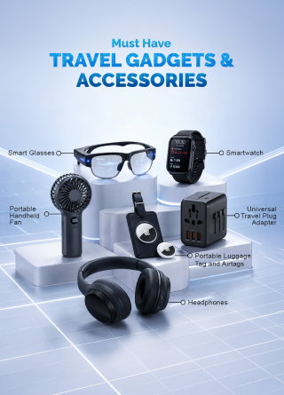 TechDogs-"10 Must-Have Travel Tech Gadgets & Accessories For Any Trip" TechDogs-"10 Must-Have Travel Tech Gadgets & Accessories For Any Trip"