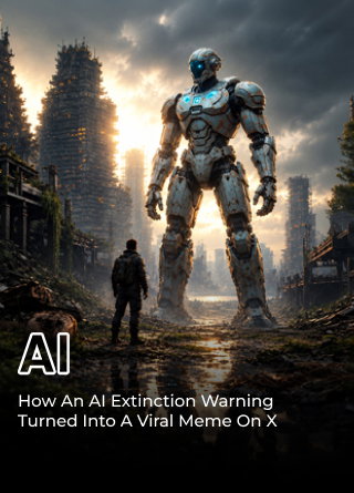 TechDogs-"How An AI Extinction Warning Turned Into A Viral Meme On X" TechDogs-"How An AI Extinction Warning Turned Into A Viral Meme On X"