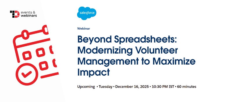 TechDogs-"Beyond Spreadsheets: Modernizing Volunteer Management to Maximize Impact"