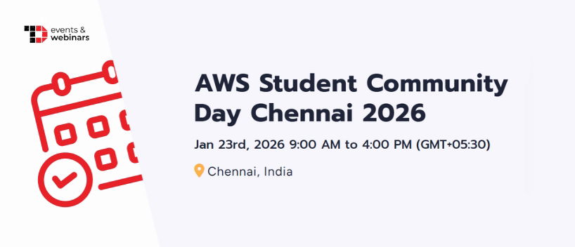 TechDogs-"AWS Student Community Day Chennai 2026"