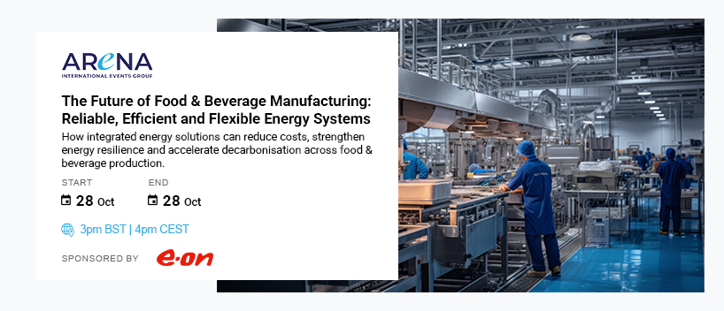 TechDogs - "The Future of Food & Beverage Manufacturing: Reliable, Efficient and Flexible Energy Systems"