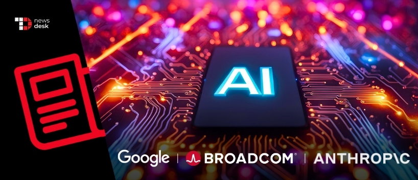 TechDogs-"Broadcom, Google & Anthropic&nbsp;Partner In Long-Term Custom AI Chip & Compute Expansion Deal"