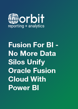 TechDogs -"Fusion For BI - No More Data Silos Unify Oracle Fusion Cloud With Power BI"
