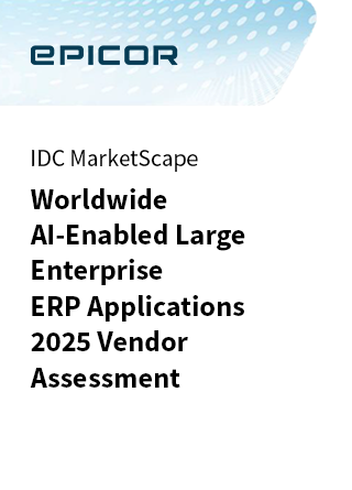TechDogs -"Epicor Named A Leader In IDC MarketScape: Worldwide AI-Enabled ERP Applications 2025"