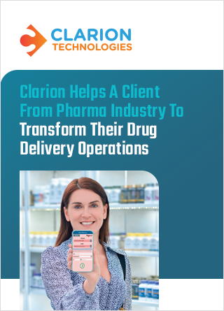 TechDogs -"Clarion Helps A Client From Pharma Industry To Transform Their Drug Delivery Operations"