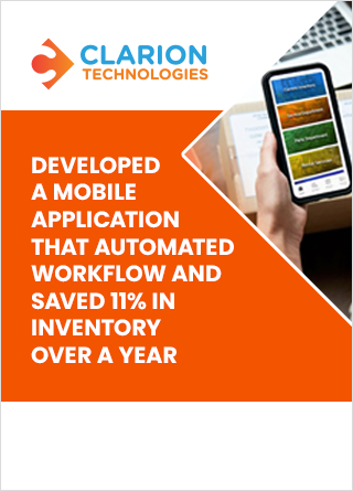 TechDogs - "Developed A Mobile Application That Automated Workflow And Saved 11% In Inventory Over A Year"