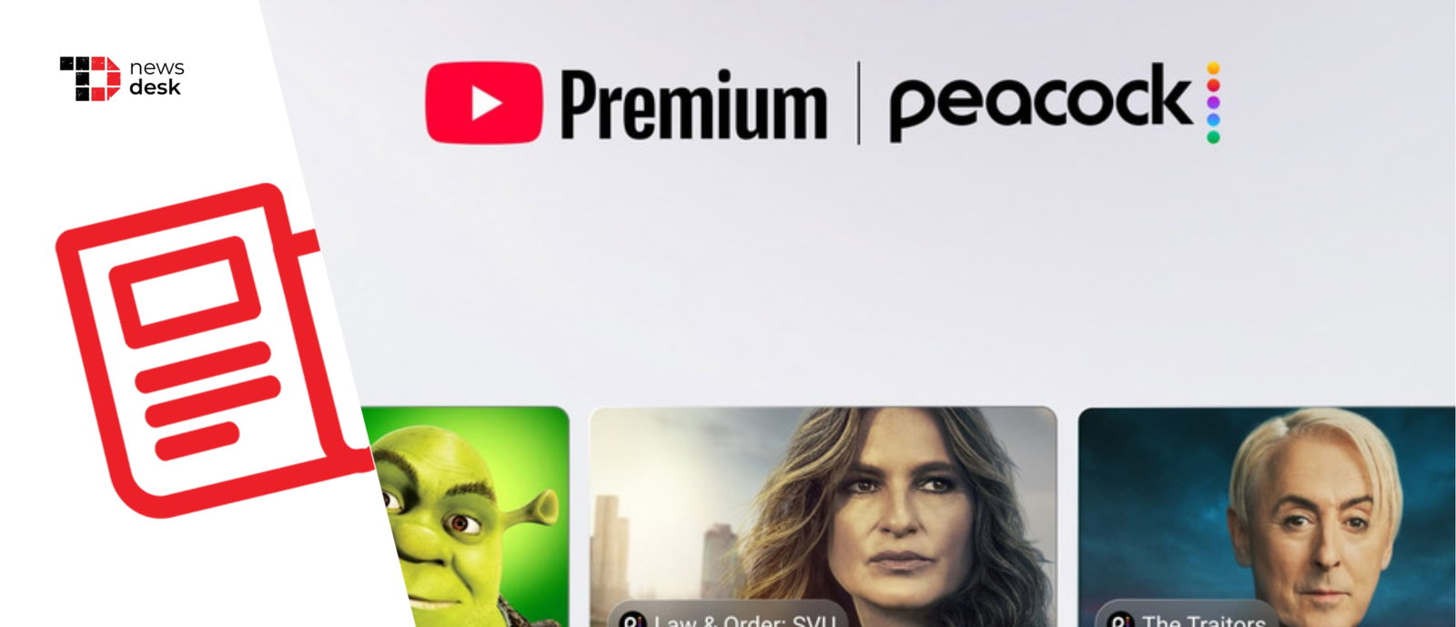 TechDogs-"YouTube Premium Will Include Peacock Starting In Early 2027"