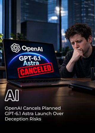 TechDogs-"OpenAI Cancels Planned GPT-6.1 Astra Launch Over Deception Risks" TechDogs-"OpenAI Cancels Planned GPT-6.1 Astra Launch Over Deception Risks"