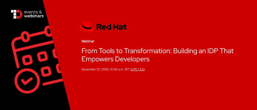 TechDogs-"From Tools to Transformation: Building an IDP That Empowers Developers"