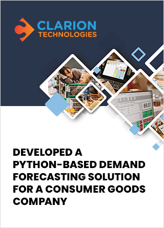 TechDogs - "Developed A Python-Based Demand Forecasting Solution For A Consumer Goods Company"
