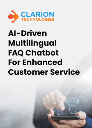 TechDogs - "AI-Driven Multilingual FAQ Chatbot For Enhanced Customer Service" TechDogs - "AI-Driven Multilingual FAQ Chatbot For Enhanced Customer Service"