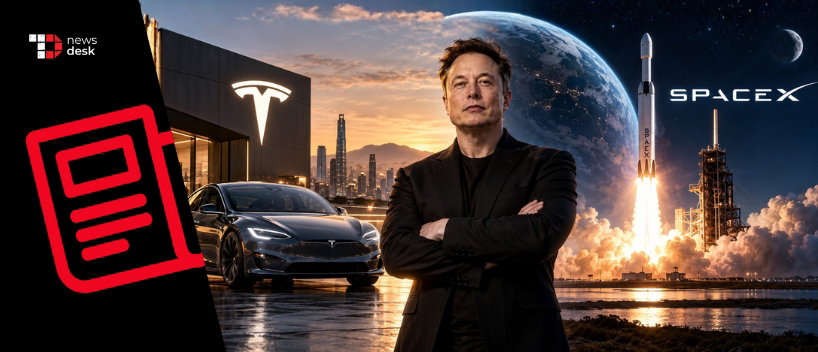 TechDogs-"SpaceX & Tesla Eye Merger Amid $7.56 Billion Revenue & 2028 Terafab Goal" TechDogs-"SpaceX & Tesla Eye Merger Amid $7.56 Billion Revenue & 2028 Terafab Goal"