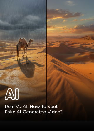 TechDogs-"Real Vs. AI: How To Spot Fake AI-Generated Video?"