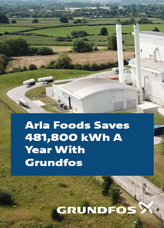 TechDogs - "Arla achieves 481,800 kWh energy savings in critical water supply systems"
