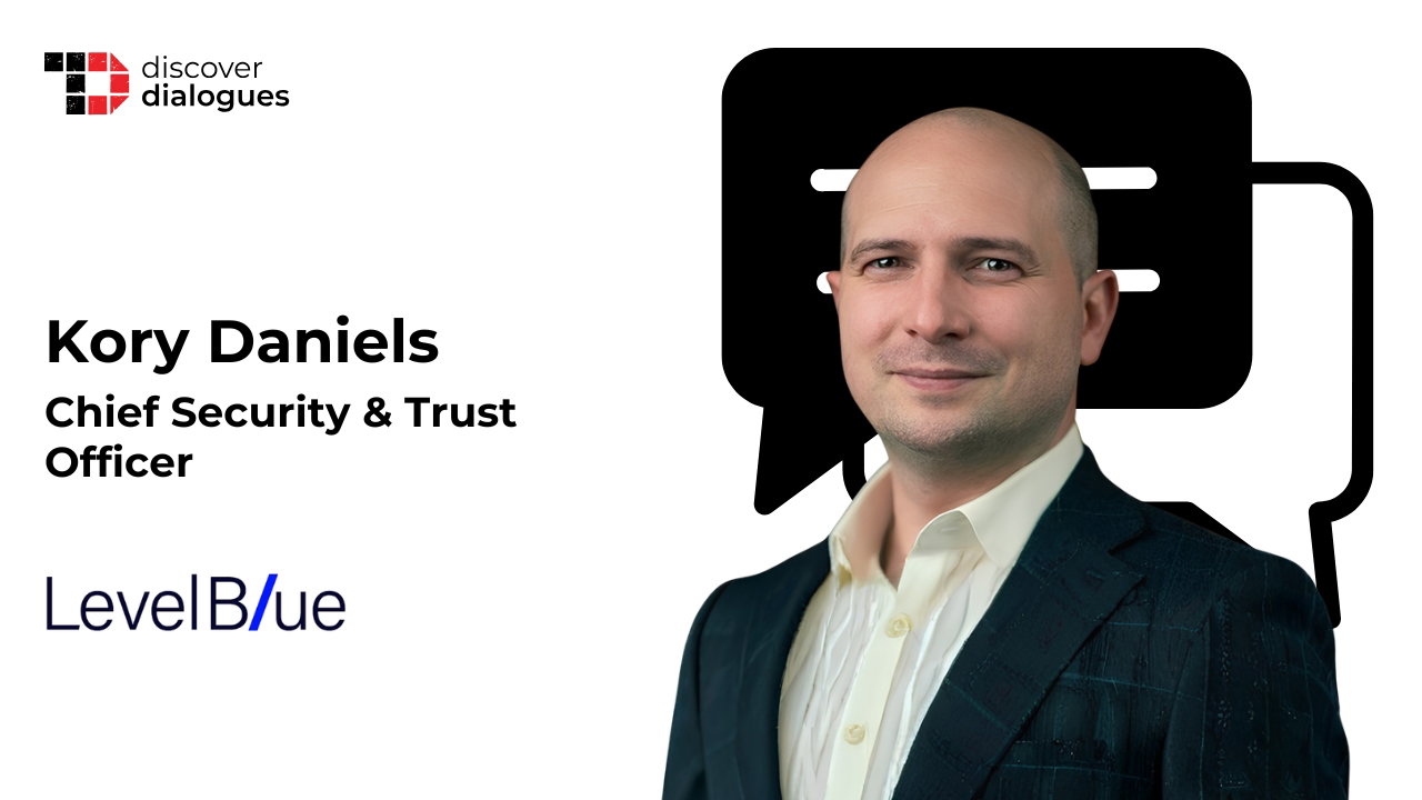 TechDogs-"Kory Daniels, Chief Security & Trust Officer At LevelBlue, On Why Manufacturing Cyber Resilience Must Start With Security By Design" TechDogs-"Kory Daniels, Chief Security & Trust Officer At LevelBlue, On Why Manufacturing Cyber Resilience Must Start With Security By Design"