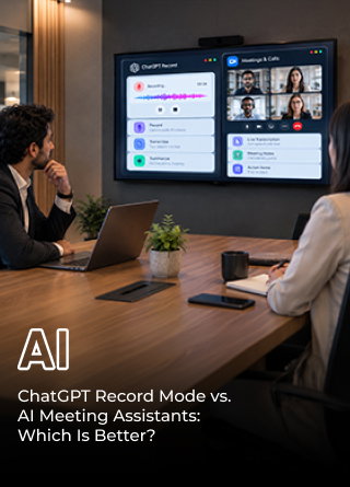TechDogs-"ChatGPT Record Mode Vs. AI Meeting Assistants" TechDogs-"ChatGPT Record Mode Vs. AI Meeting Assistants"