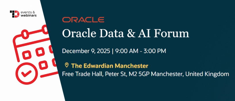 TechDogs-"Oracle Data & AI Forum 2025" TechDogs-"Oracle Data & AI Forum 2025"