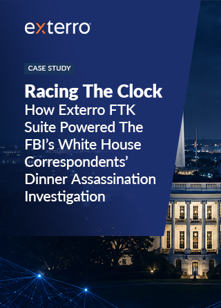TechDogs - "Racing The Clock How Exterro FTK Suite Powered The FBI’s White House Correspondents’ Dinner Assassination Investigation"