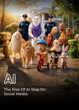 TechDogs-"The Rise Of AI Slop On Social Media" TechDogs-"The Rise Of AI Slop On Social Media"