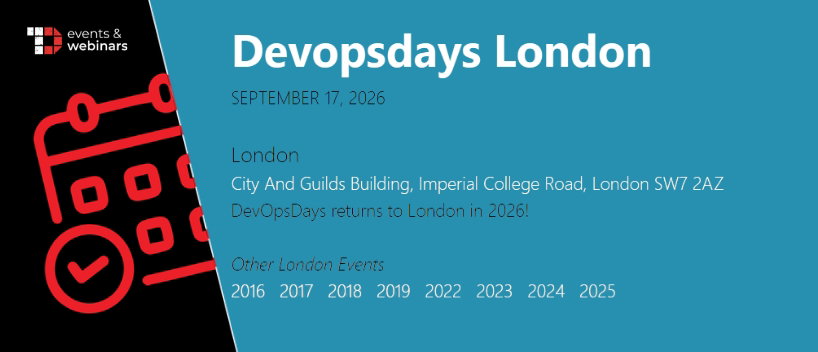 TechDogs-"devopsdays London 2026"