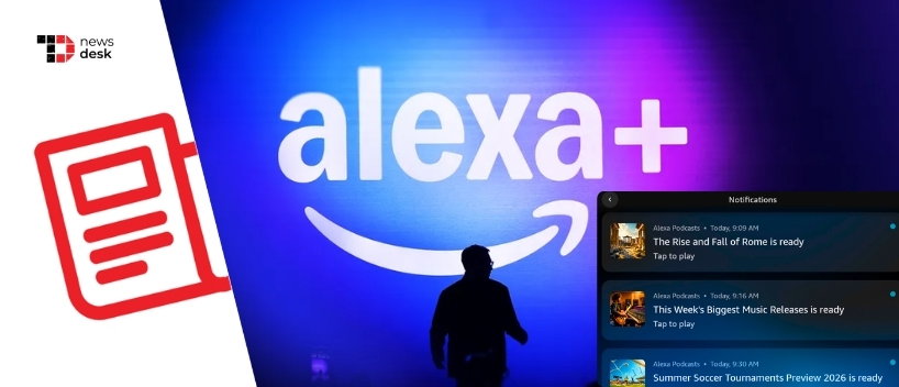 TechDogs - "Amazon Launches Alexa+ Podcasts With AI-Generated Hosts!" TechDogs - "Amazon Launches Alexa+ Podcasts With AI-Generated Hosts!"