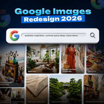 TechDogs-"Google Images Redesign 2026: The Switch To Pinterest-Style Discovery" TechDogs-"Google Images Redesign 2026: The Switch To Pinterest-Style Discovery"