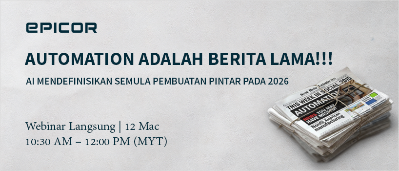 TechDogs -"Daripada Automasi kepada Kecerdasan: Peranan AI dan ERP Kognitif dalam Pembuatan Pintar"