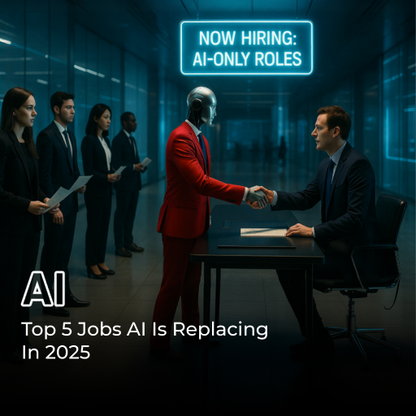 TechDogs-"Top 5 Jobs AI Is Replacing In 2025"