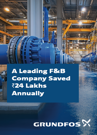 TechDogs - "A Leading F&B Company Saved ₹24 Lakhs Annually With Grundfos"