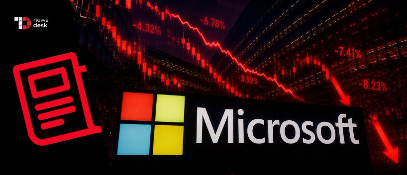 TechDogs-"Microsoft Stock Crashes 19% In June, Marking Its Worst Month Since 2000" TechDogs-"Microsoft Stock Crashes 19% In June, Marking Its Worst Month Since 2000"