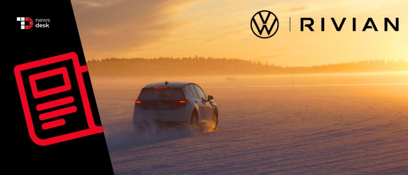 TechDogs-"Rivian Raises $1 Billion From Volkswagen After Successful SDV Platform Winter Testing"