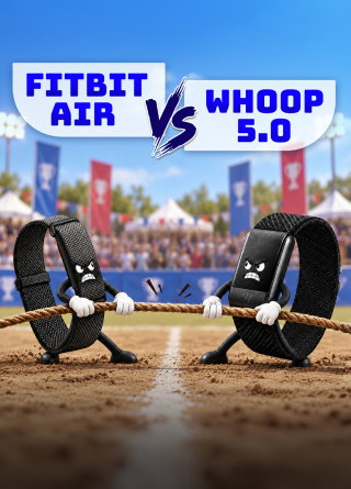 TechDogs-"Fitbit Air Vs. WHOOP 5.0: Which Screenless Fitness Tracker Wins?" TechDogs-"Fitbit Air Vs. WHOOP 5.0: Which Screenless Fitness Tracker Wins?"