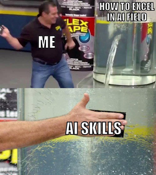 TechDogs-"All About AI Skills"-"An Image Showing Meme With Text"