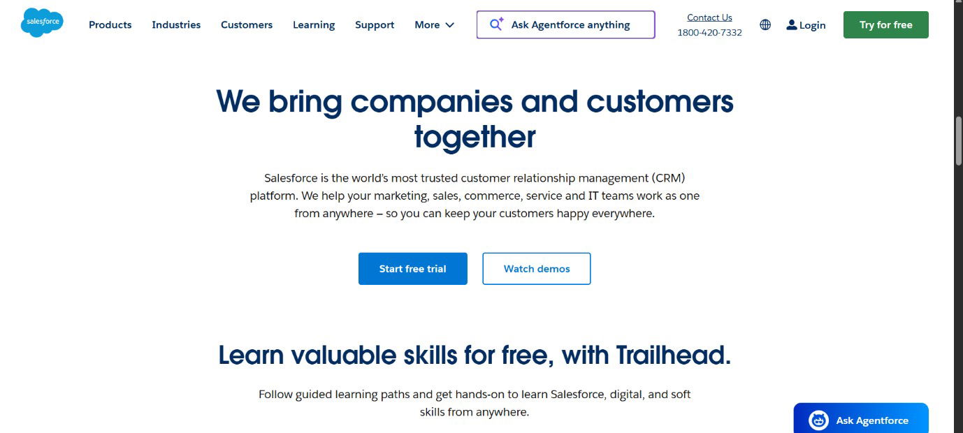 TechDogs-"Salesforce"-"An Image Showing Salesforce"