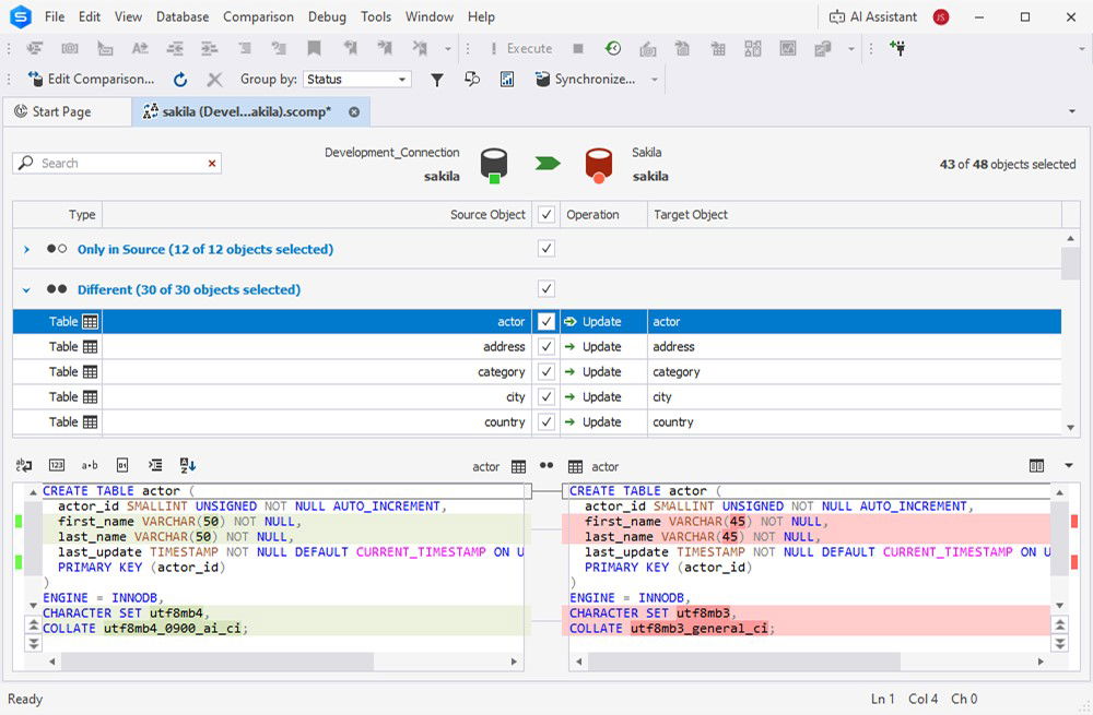 TechDogs-"dbForge Edge: Best Overall"-"A Screenshot Of dbForge Edge's Interface"