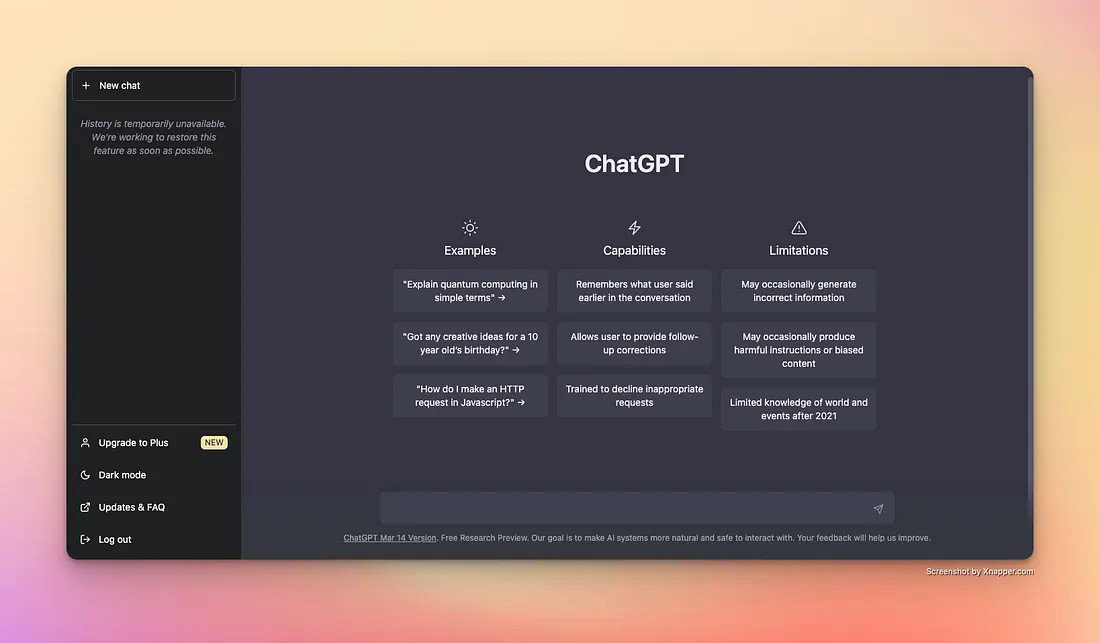 TechDogs-"ChatGPT: Best Overall"-"An Image Showing Chatgpt Interface"