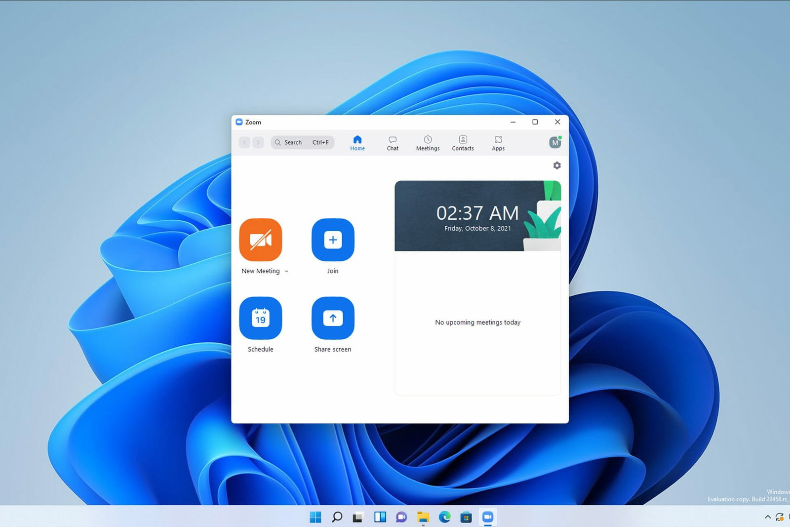 TechDogs-"Zoom: Best Customer Support"-"Screenshot Of Zoom Meeting Dashboard"