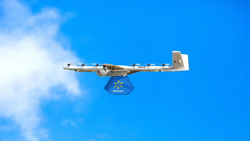 TechDogs-"Retail And Logistics"-"An Image Showing Wing Drone"