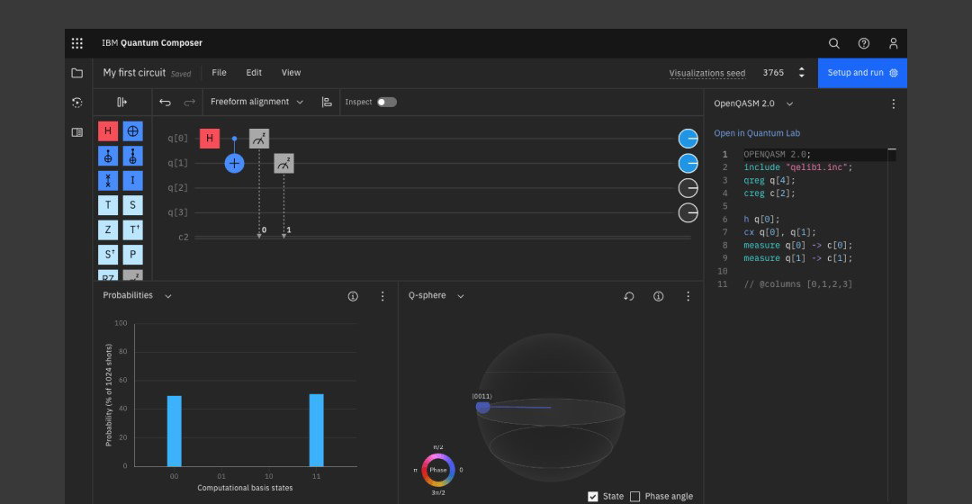 TechDogs-"IBM Quiskit: Best Overall"-"Screenshot Of IBM Quiskit Dashboard"