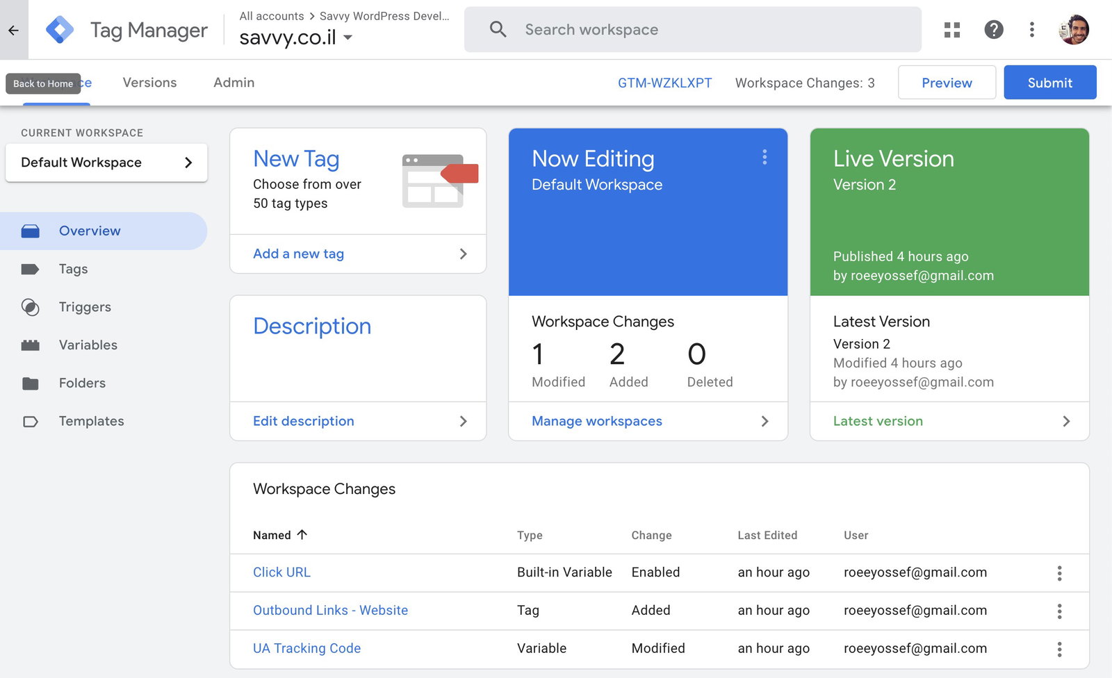 TechDogs-"Google Tag Manager: Best Overall"-"An Image Showing Dashboard Of Google Tag Manager"